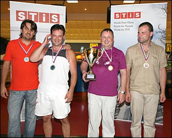 Победитель июльского этапа командного чемпионата по боулинг "СТИС.Боулинг 2010" - "Окна Максимум"