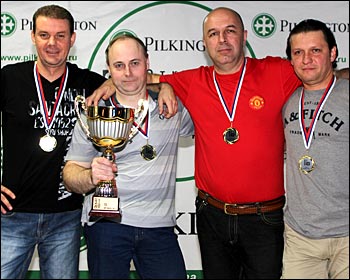 Победительница десятого этапа командного чемпионата ОКНА БОУЛИНГ 2013 команда ГЛИМС